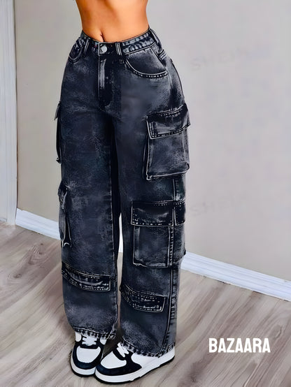 Jeans Trendy Black Denim