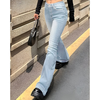 2025 Girls Concise Ins High Jeans