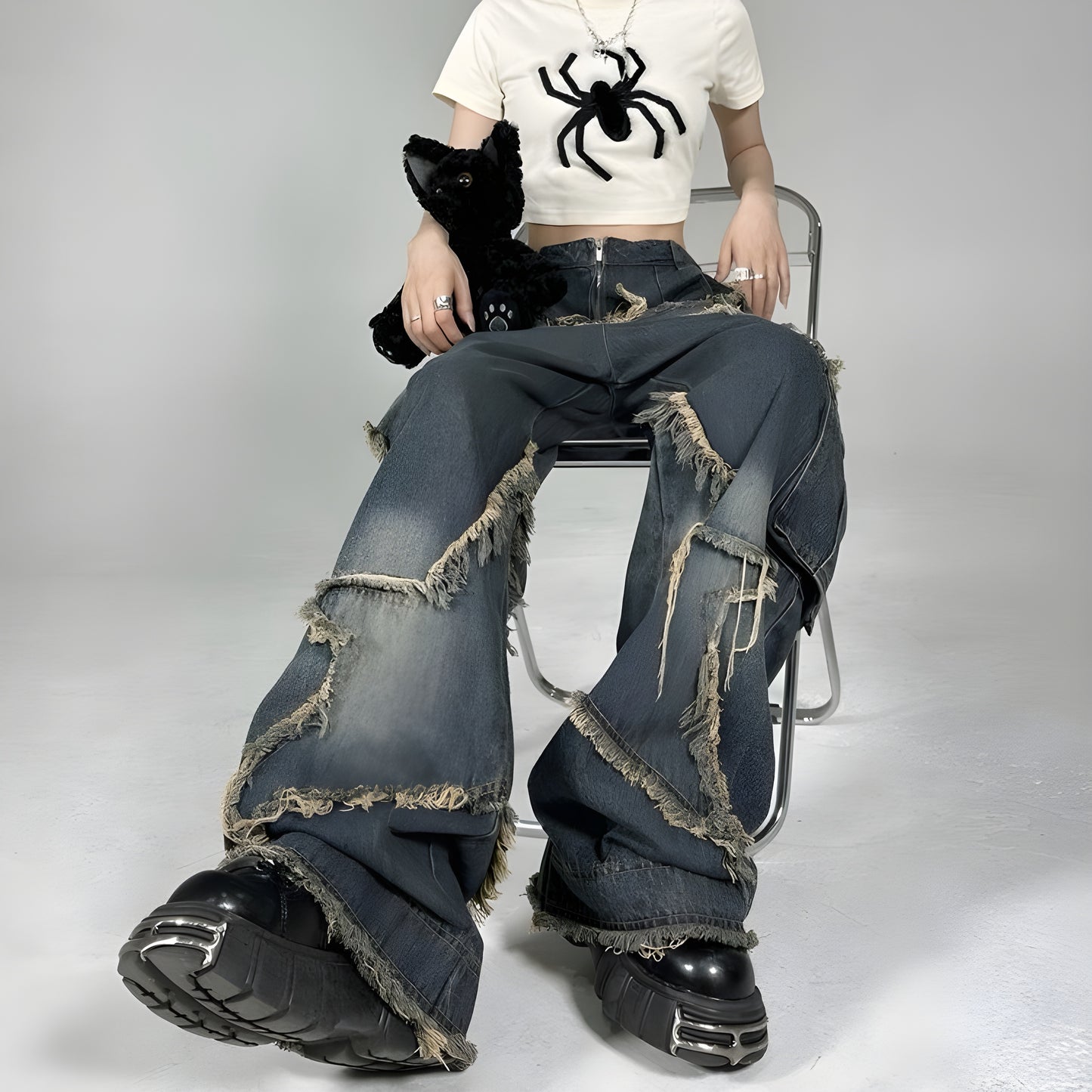 Star Patch Jeans