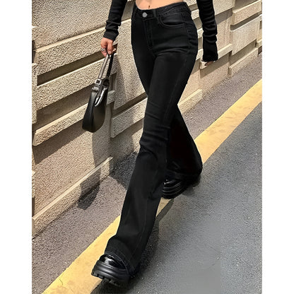 2025 Girls Concise Ins High Jeans