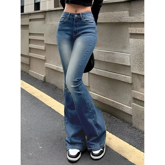 2025 Girls Concise Ins High Jeans
