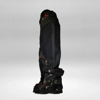 Floral  Y2K Baggy Jeans vintage