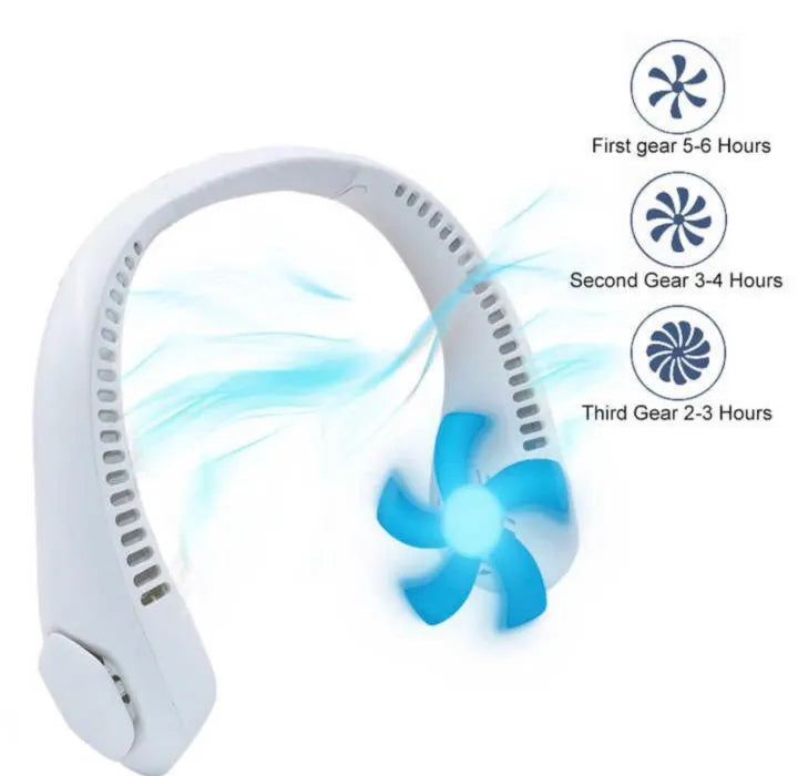 Stay Cool Anywhere with the CoolBreeze Portable Neck Fan