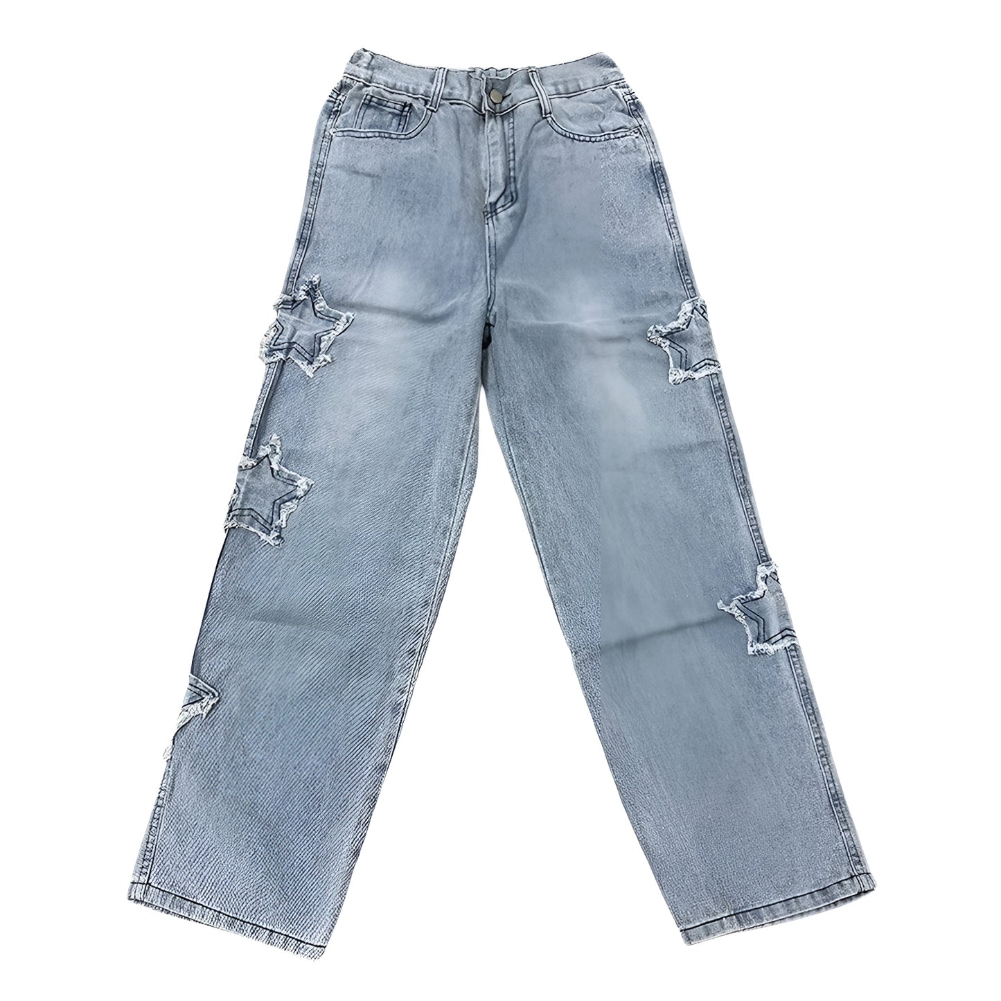 Stars Patchwork Men Jeans New Fashion