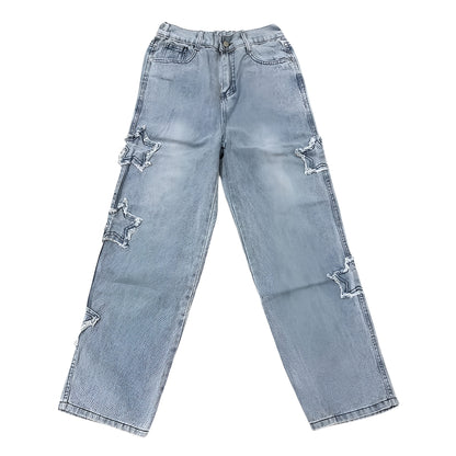 Stars Patchwork Men Jeans New Fashion