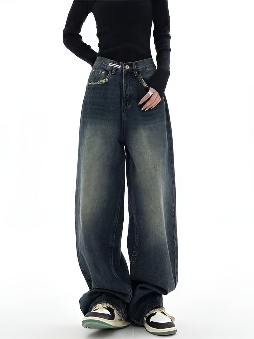 Vintage Baggy Wide-Leg Jeans