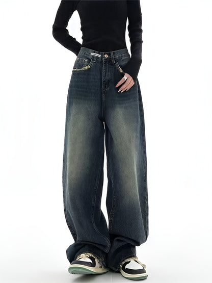 Vintage Baggy Wide-Leg Jeans