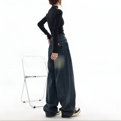 Vintage Baggy Wide-Leg Jeans