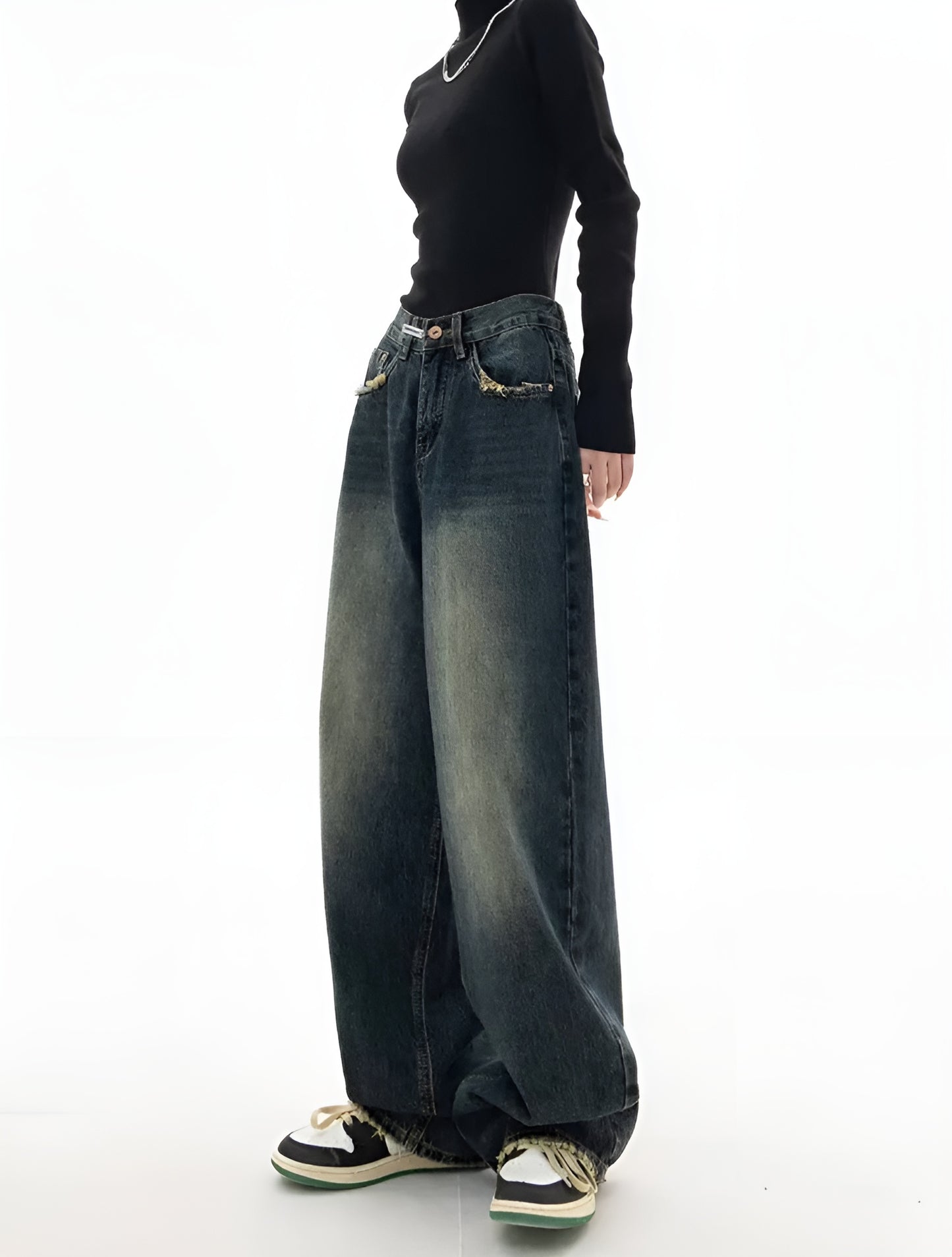 Vintage Baggy Wide-Leg Jeans