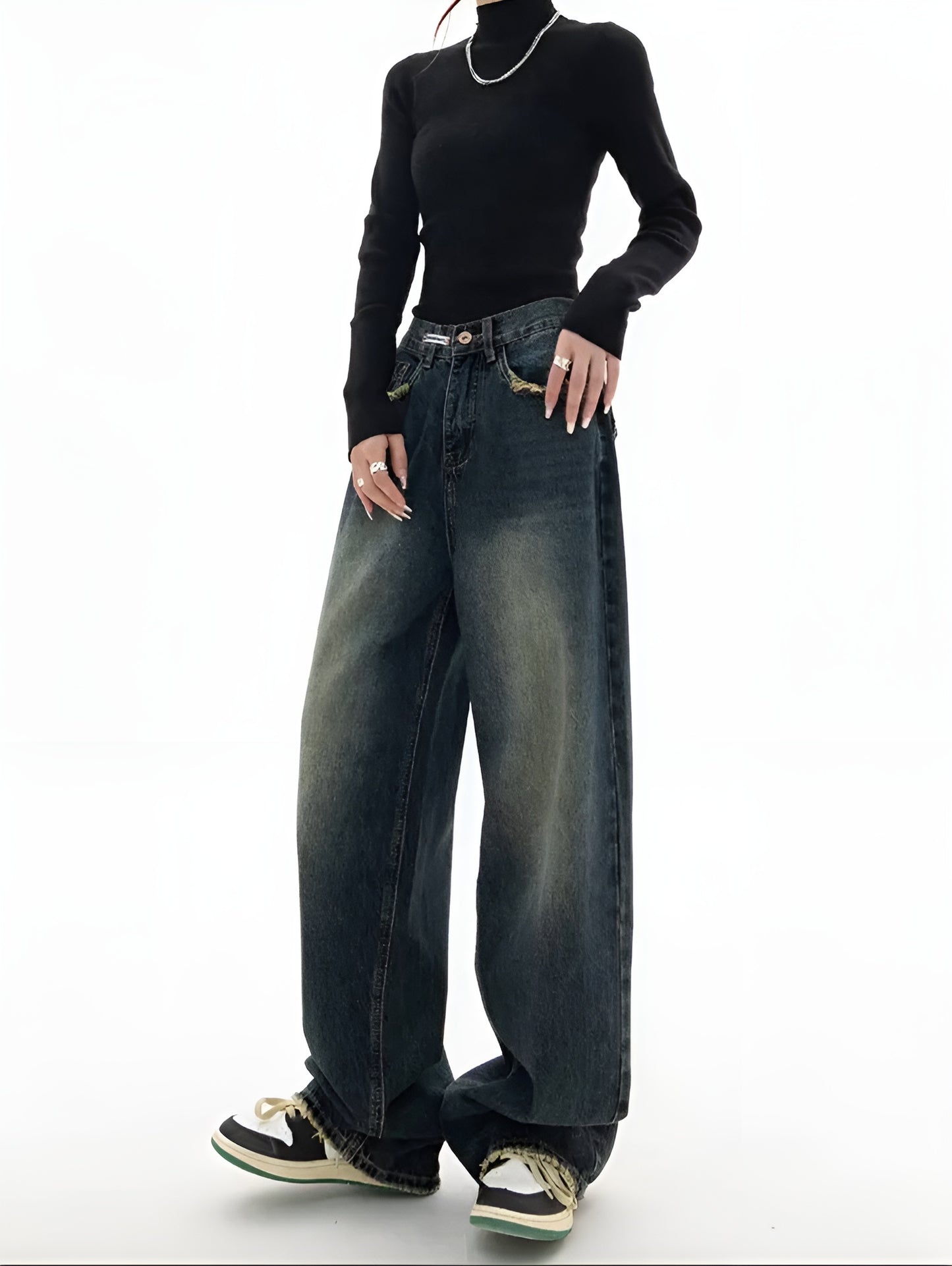 Vintage Baggy Wide-Leg Jeans