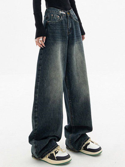Vintage Baggy Wide-Leg Jeans