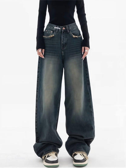 Vintage Baggy Wide-Leg Jeans