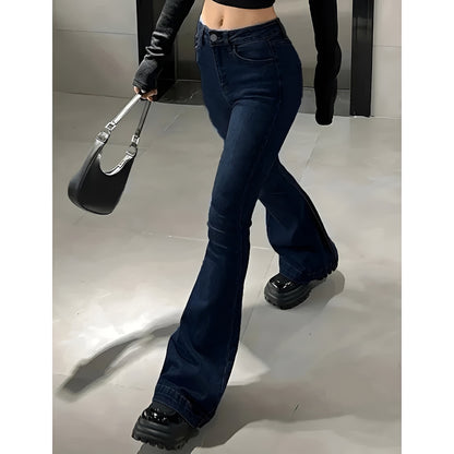 2025 Girls Concise Ins High Jeans