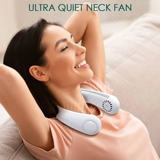 Stay Cool Anywhere with the CoolBreeze Portable Neck Fan