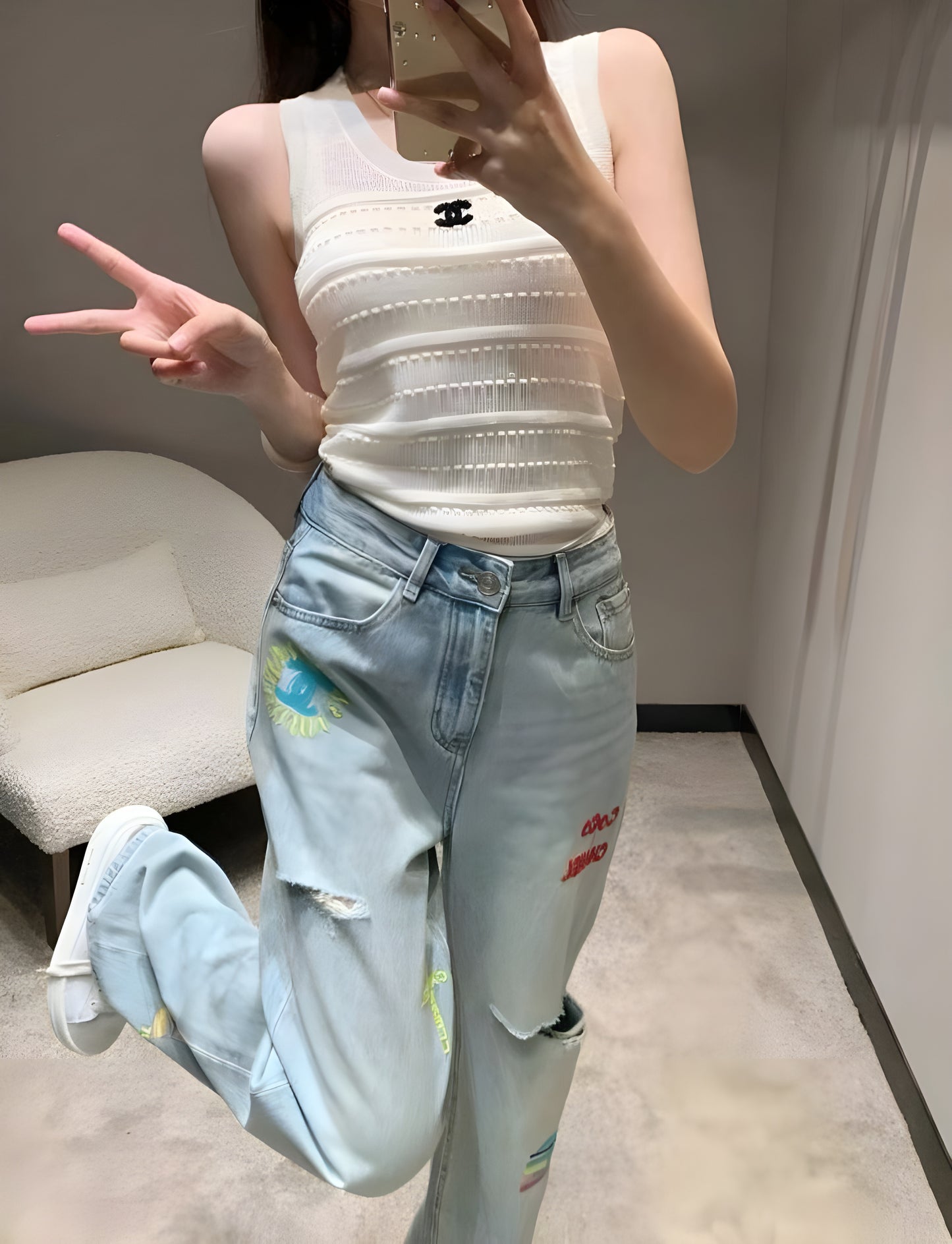 Jeans Vintage Wide-Leg