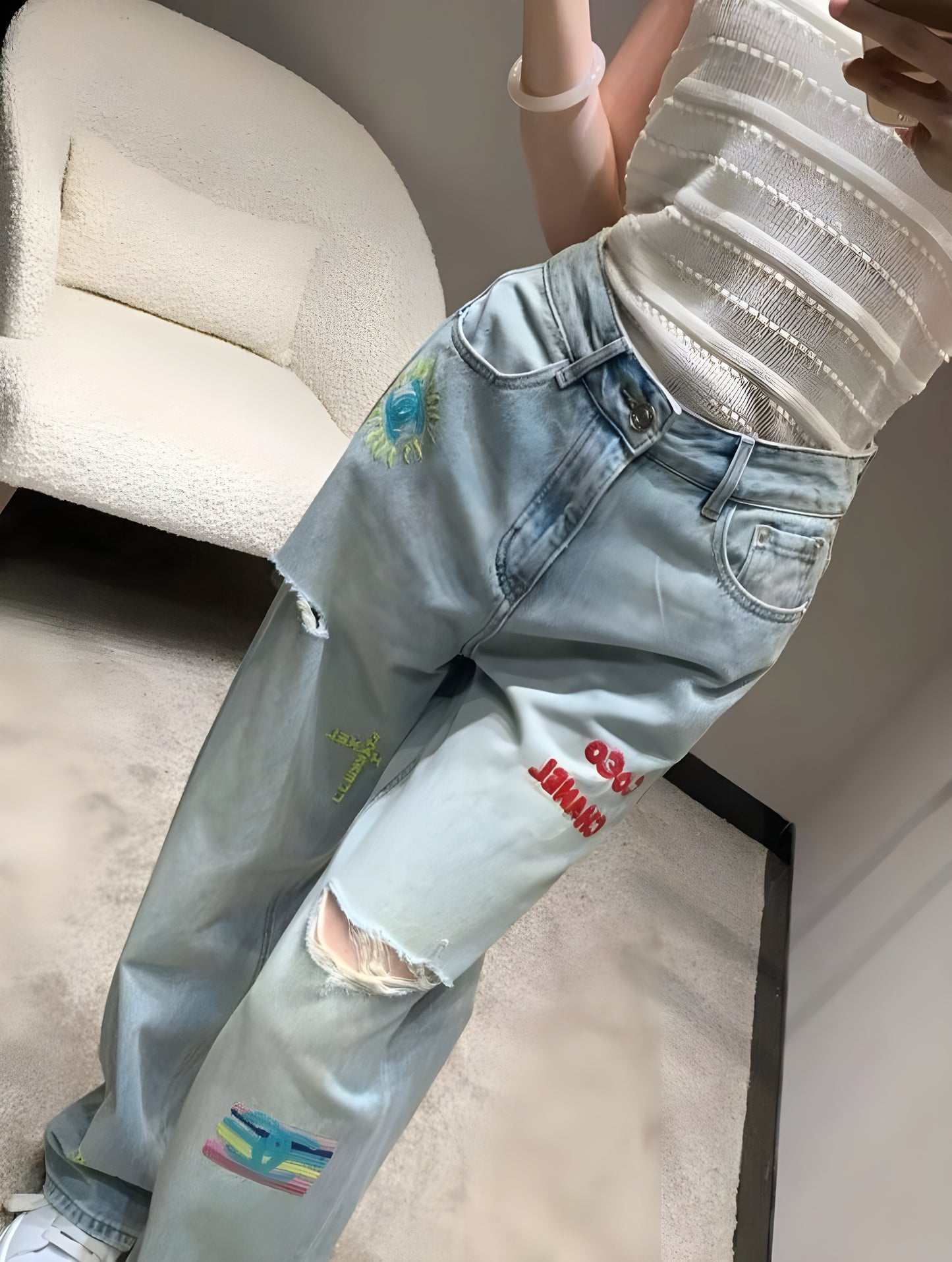 Jeans Vintage Wide-Leg