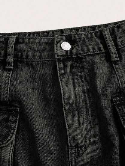 Jeans Trendy Black Denim