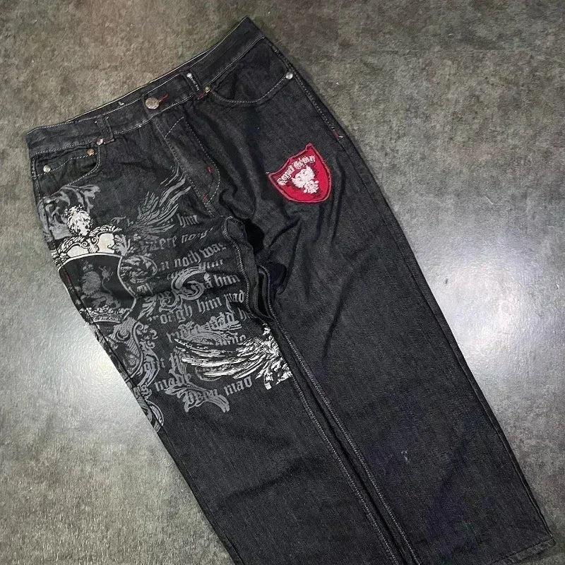 Street Fashion Trend Skull Jeans