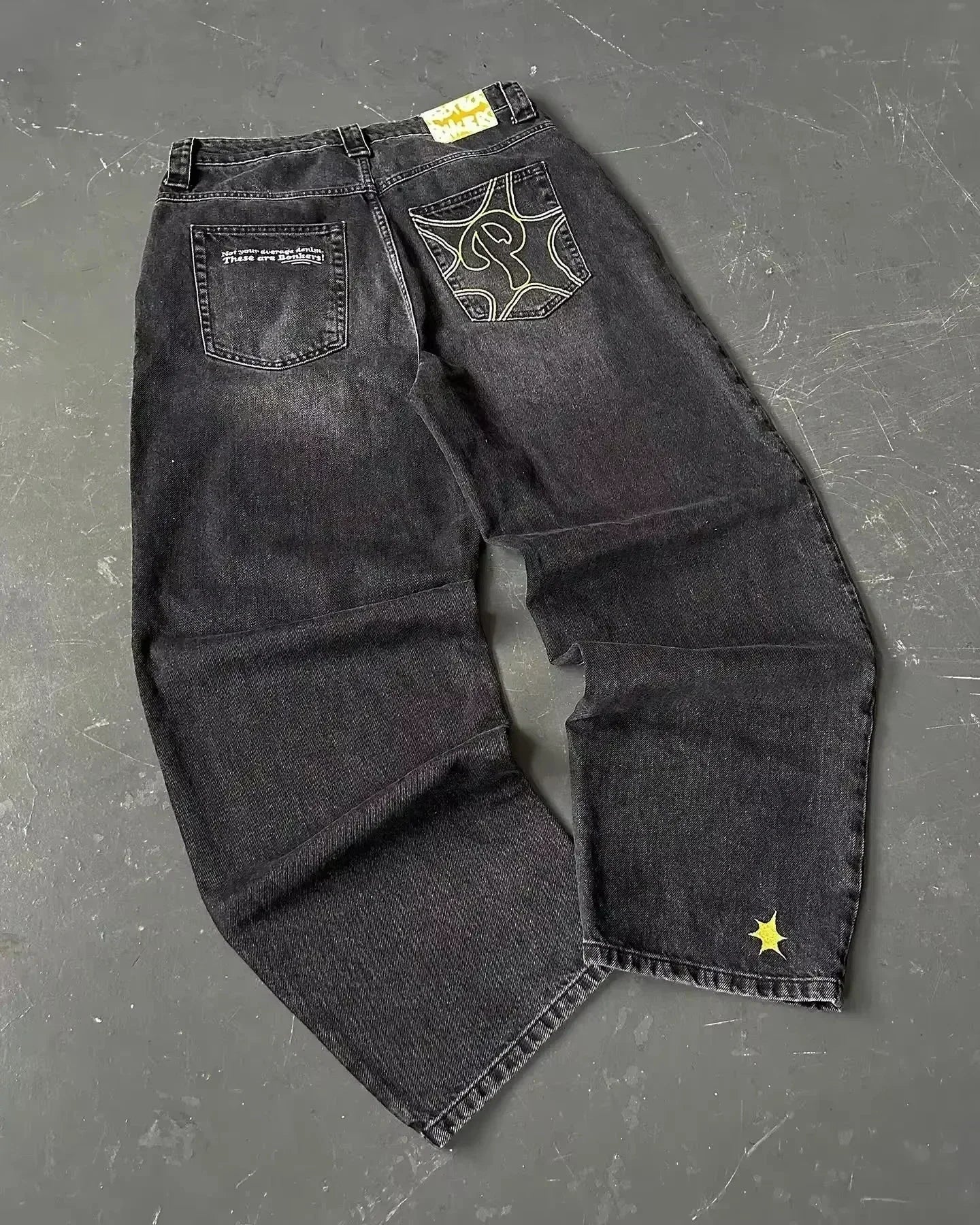Street Fashion Trend Skull Jeans