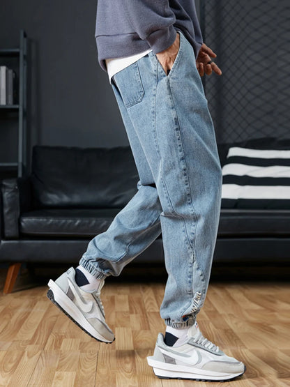 Big Size Men's Jogger Jeans