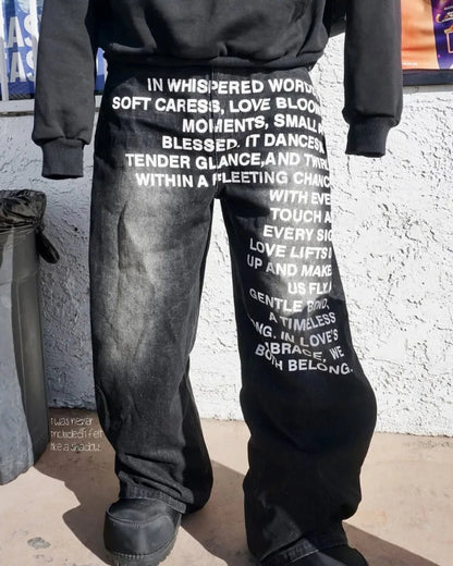 Jeans – Wide-Leg Streetwear (Unisex)