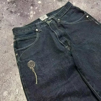 Street Fashion Trend Skull Jeans