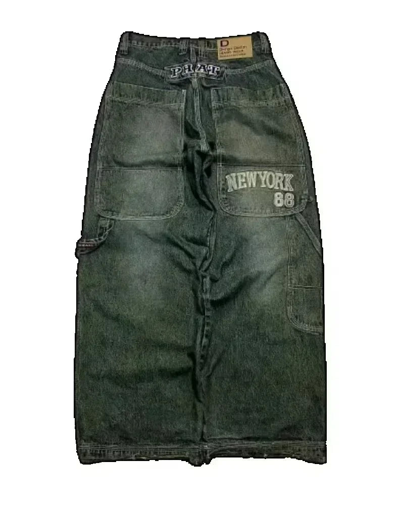 Street Fashion Trend Skull Jeans