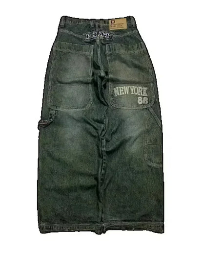 Street Fashion Trend Skull Jeans