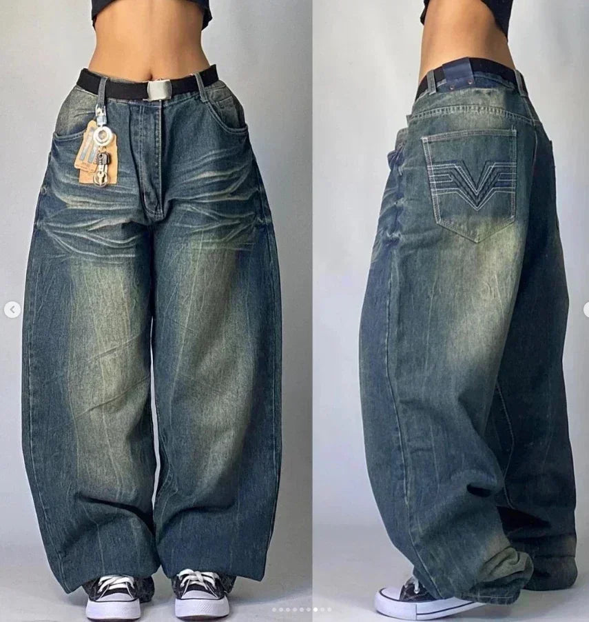 Street Fashion Trend Skull Jeans