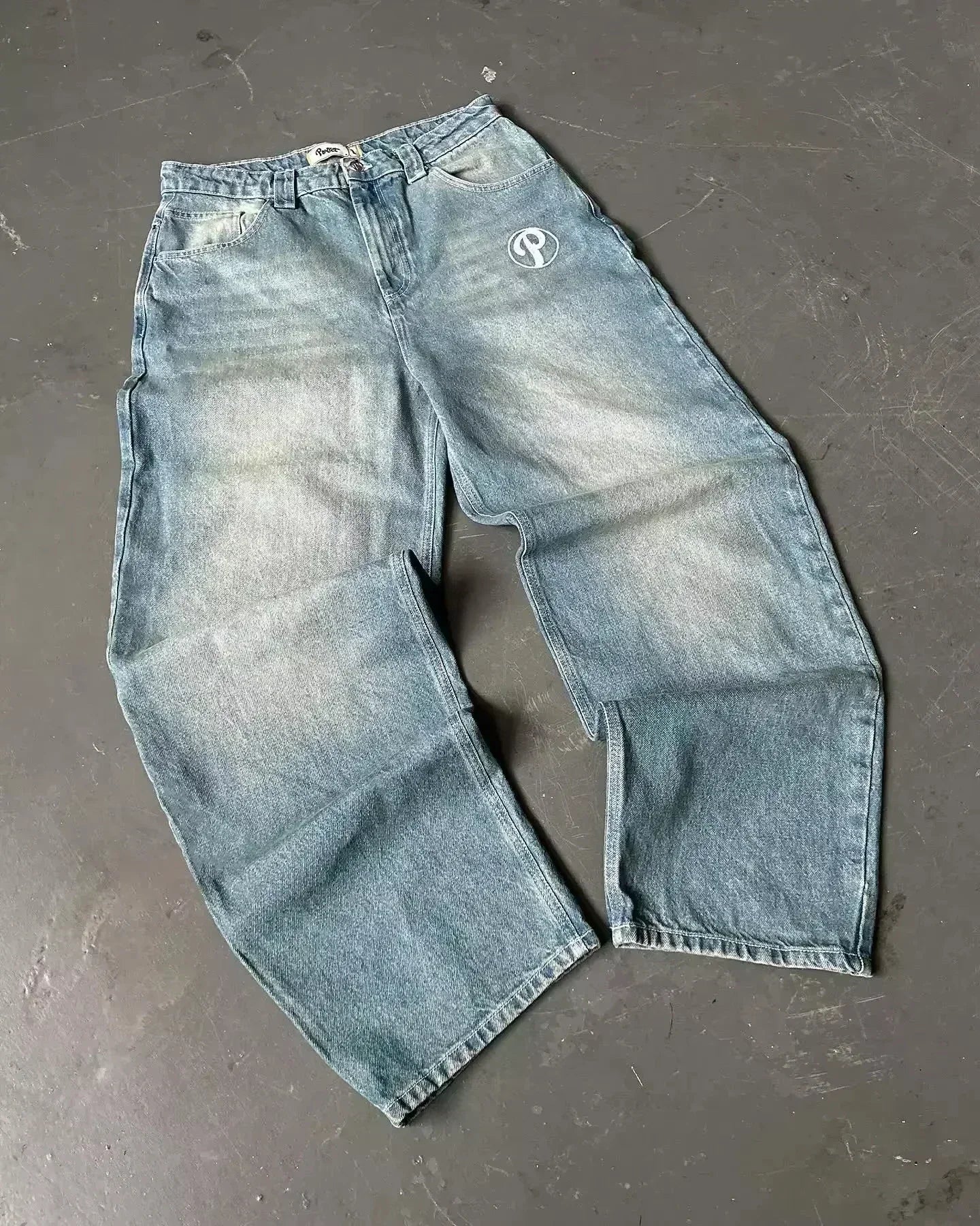 Street Fashion Trend Skull Jeans