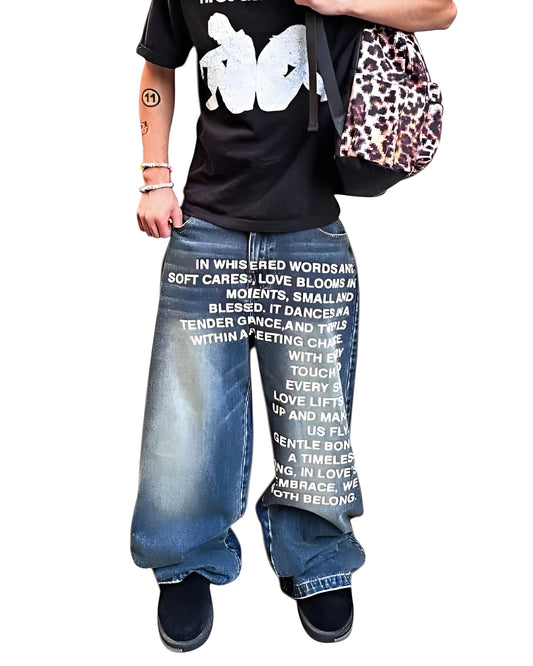 Jeans – Wide-Leg Streetwear (Unisex)