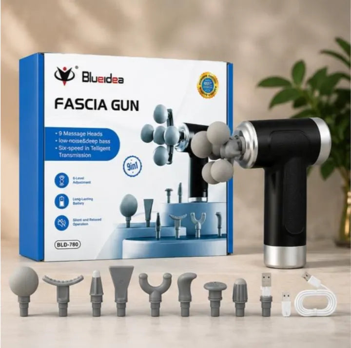 5-Head Electric Massage Gun
