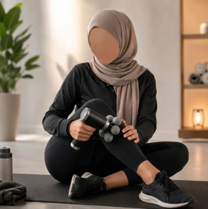 5-Head Electric Massage Gun