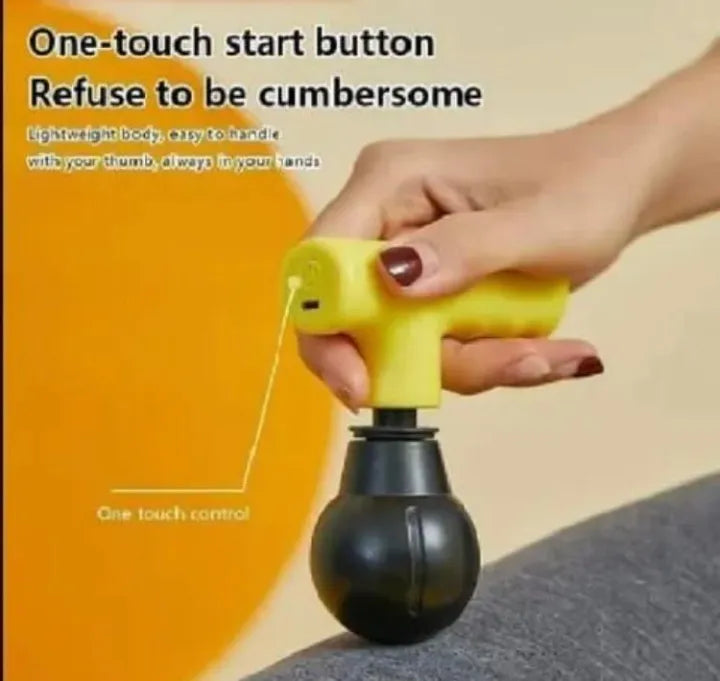 Mini Massage Gun — Pocket Rechargeable Muscle Relaxer & Pain Reliever