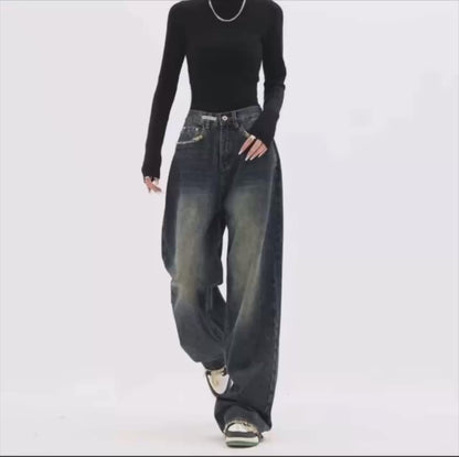 Vintage Baggy Wide-Leg Jeans